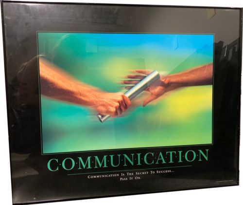 Lot #4.0 Motivational Posters, Communication