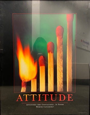 Lot #4.6 Motivational Poster, Attitude