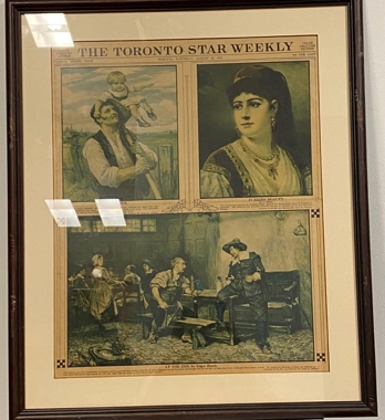 Lot # 5.0 Color Gravure Section Depicting artwork by Fred Morgan, A. Ebert, and Edgar Bundy