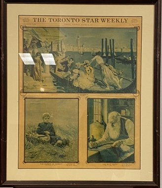 Lot # 5.2 Color Gravure Section Depicting artwork by Simon, Gemmel Hutchinson, and G.A. Reid.