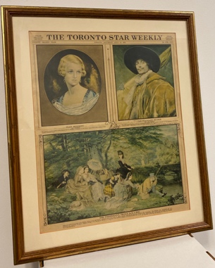 Lot # 5.33c Color Gravure Section. Depicting artworks by F. Robson, A. De Andreas, and E. J. Boks