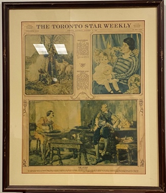 Lot # 5.5 Color Gravure Section Depicting artwork by Grabrini, Stella E. Grier, Edgar Bundy