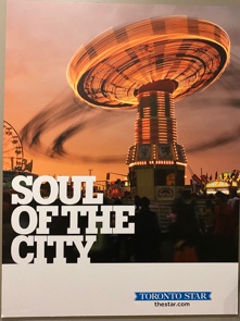 Lot # 19.1 Soul of the City Swing at CNE at night