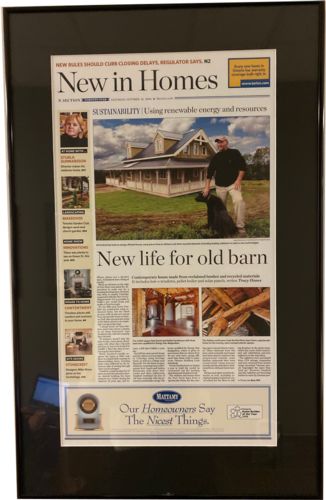 Lot #23.11 Toronto Star Saturday October 15th 2006 New in Homes “New Life for old Barn”