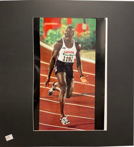 Lot # 24.0 1996 Sports Bernard Weil Donavan Bailey 100 Meter World record