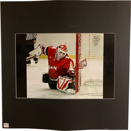 Image for Lot # 24.12 2006 Sports – Steve Russell Martin Gerber made 49 saves to upset Canada 2-0 at the Torino Winter Olympics in Italy