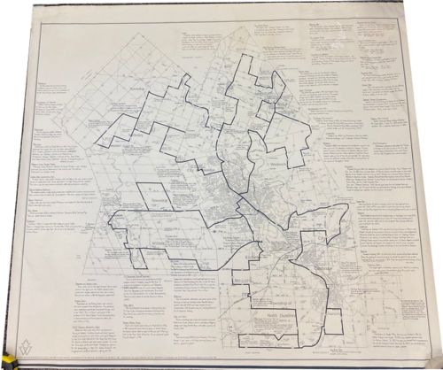 Lot # 26 Waterloo Region Historical Map as of 1984 – Mid Western Ontario printed