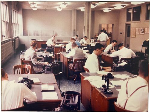 Lot# 27.2 Newsroom in Action 1959