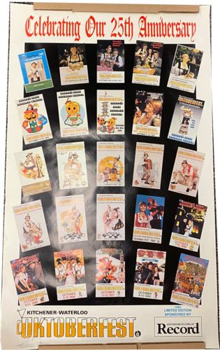 Lot # 39.0a - 1995 25th Anniversary Signed Oktoberfest Poster