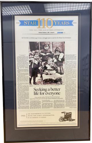 Lot # 44.1 Print of page - November 2nd, 2002 - Headline “Seeking a better life for Everyone”