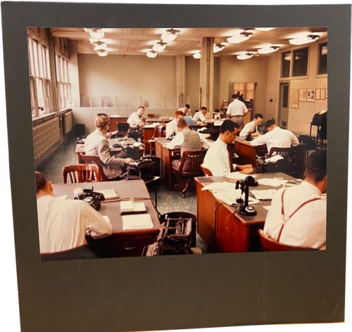 Lot # 54.9 Kitchener-Waterloo Record Newsroom 1958