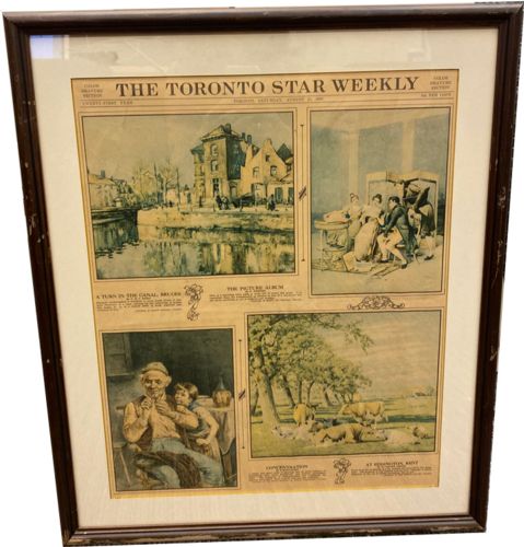 Lot # 55.2 Color Gravure Section. Depicting artworks by M. H. J. Baird, F. Fironze, S. Battaglini, and W. Sidney Cooper