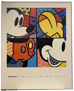 Lot # 12.1 Mounted Mickey Mouse Poster