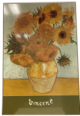 Lot #12.7 Vincent (Sunflowers in vase) Poster by Vincent Van Gogh