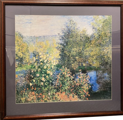 Lot#14.14 Print - Corner of a Garden at Montgeron by Claude Monet