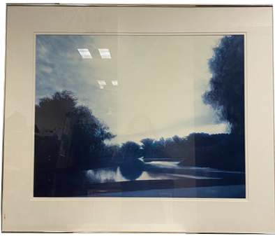 Lot#14.27 Dusk over pond - print