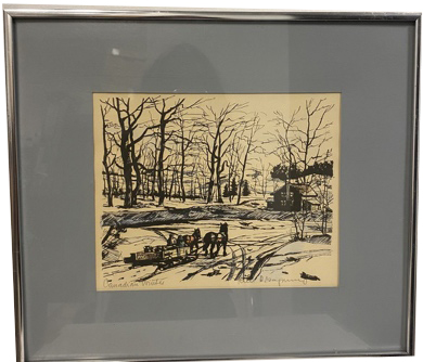 Lot #16.2 Canadian Winter Signed by Artist but undetermined