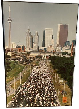 Lot #17.3 Don Valley Bike-way Manulife Ride For Heart Photographed by summer student Peter Cimbron 1991