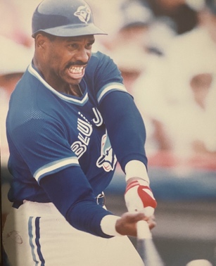 Lot #8.0 Dave Winfield Toronto Blue Jays Connects with ball at Spring Training 1992 Includes plaque