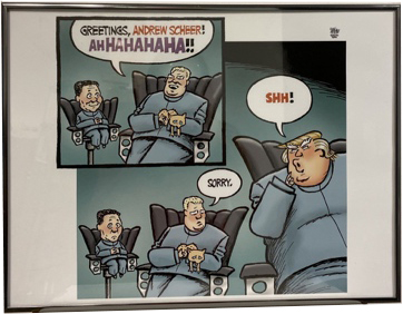 Lot #9.10 By Toronto Star Cartoonist Theo Moudakis