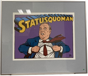 Lot #9.2 By Toronto Star Cartoonist Theo Moudakis “Status Quo Women”